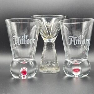 Di Amore & Carnival‎ Frosted Logo Shot Glasses Cordial Liquor Glass Set Barware